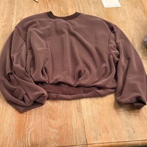 Lululemon Brown Cropped Pullover